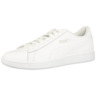 Imagem de PUMA Tênis unissex adulto Smash V2, G Branco-branco, 43