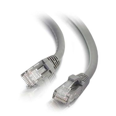 Imagem de C2G Cabo Cat6 27137 – Cabo de rede Ethernet não blindado Snagless, cinza (30,48 metros)