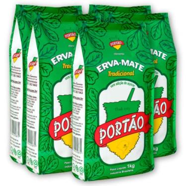 Imagem de Erva-Mate Portão Chimarrão Tradicional (Fardo 5 unidades) 1kg.