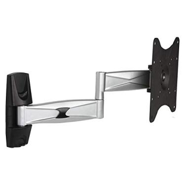 Imagem de Suporte de parede articulado para TV Monoprice – para televisores de 23 a 42 polegadas, peso máximo, 55 libras, extensão de 5,2 polegadas a 17,3 polegadas VESA até 200x200, funciona com concreto e tijolo