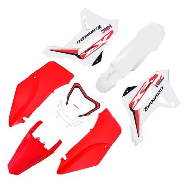 Imagem de Kit Plástico Biker R1de Xr 250 Tornado C/ Carenagem Farol Adesivo