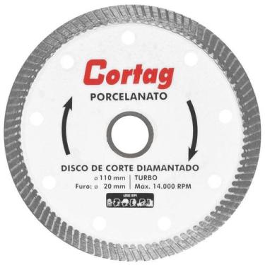Imagem de Disco Diamantado Turbo 110X20mm Cortag
