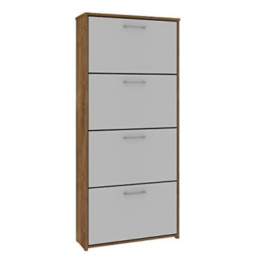 Imagem de Sapateira Anne Branca 4 Gavetas Basculantes