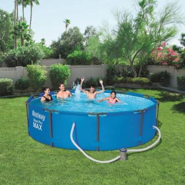 Imagem de Piscina Estruturada Redonda 305X76cm 4678L 220V Azul - Bestway