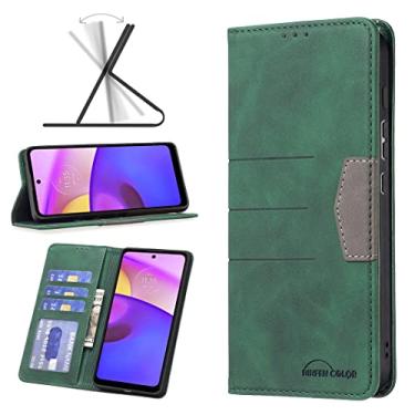 Imagem de YUNCHAO Caixa de telefone Para Motorola Moto E40 / E30 Caixa de telefone de couro magnético capa para celular