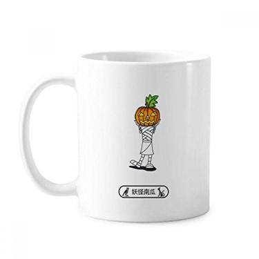Imagem de Caneca Halloween Monster Pumpkin Hórus cerâmica cerâmica xícara de café porcelana louça