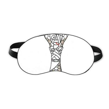 Imagem de Egito Múmia Hórus Snake Hat Sleep Eye Shield Soft Night Blindfold Shade Cover