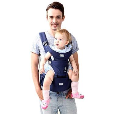 Imagem de Porta-bebês Sling 3 em 1 ergonômico mochila respirável e macio urdidura para bebês para bebês e crianças de 0 a 36 meses