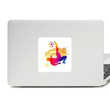 Imagem de Adesivo de vinil Paster Laptop Cheered Football Player Bicycle Kick
