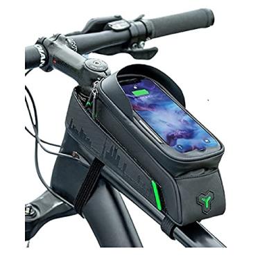 Imagem de Bolsa Quadro de Bicicleta Rockbros City Celular Tela Grande 6.5" Touch Screen Prova d´Água