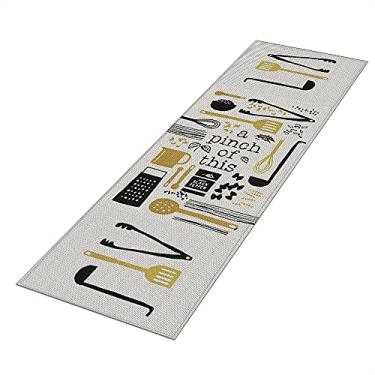 Imagem de Tapete Passadeira A Pinch of This Antiderrapante-Bege-60x200