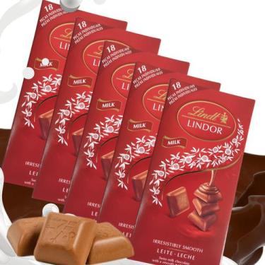 Imagem de Chocolates Lindt Lindor Swiss Milk 100G - 5 Unidades