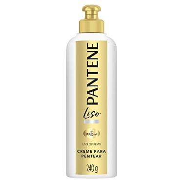 Imagem de Pantene - Creme de Pentear Liso, Liso Extremo, Frizz Control, sem Sal, 240 ml