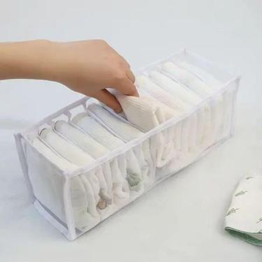 Imagem de Colméia Organizadora -11 Divisórias Organizador de Gavetas Armário Guarda Roupa 32X12 - PANAMI