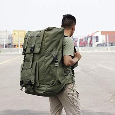 Imagem de Mochila Para Caminhadas Ao Ar Livre Mochila De 120L, Ótima Para Esportes Ao Ar Livre, Caminhadas, Trekking, Viagens De Acampamento, Escalada De Montanha. Bolsa De Montanhismo À Prova D'água, Mochi