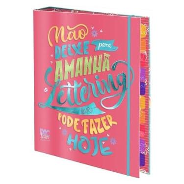 Imagem de DAC - Caderno Argolado Lettering Universitário com 80 folhas