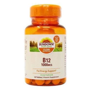 Imagem de Vitamina B12 1000Mg (60 Tabs) Cianocobalamina - Sundown - Sundown Natu