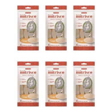 Imagem de Bem-Me-Pet, Kit 6 Unidades Snack Cremoso Nutrisco para Gatos - Frango 56g Cada