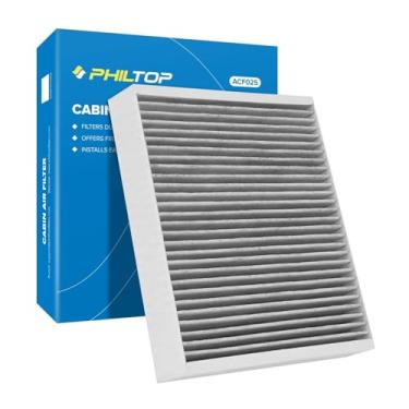 Imagem de PHILTOP Filtro de ar para cabine, substituição para CF10775, Cruze, Malibu, Trax, Sonic, Spark, Volt, Encore, LaCrosse, etc., filtro de cabine premium com filtro de carvão ativado