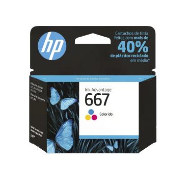 Imagem de Cartucho HP 667 Color 3YM78AB