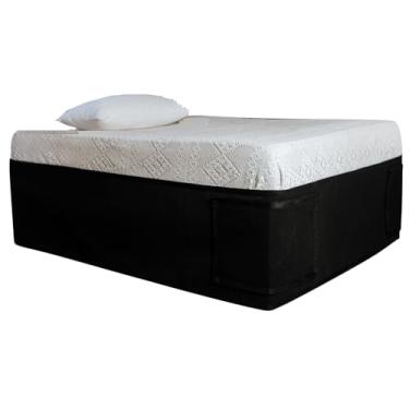 Imagem de Saia Cama Box Solteiro Protetor E Arranhador De Gatos