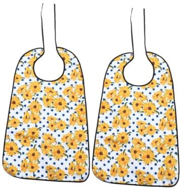 Imagem de 2 peças babadores para idosos babadores para adultos roupas decorativas Ihram para homens panos Umrah para homens roupas premie vestido miss produtos para deficientes laváveis ​​poliéster /122