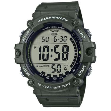 Imagem de Relógio Casio `Bateria 10 Anos - Verde` Ae-1500Whx-3Avdf