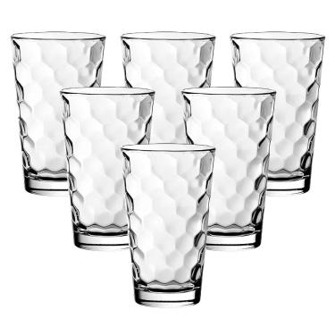 Imagem de Jogo C/6 Copos Altos de Vidro Celebrar 365ml