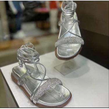 Imagem de Sandália Rasterinha Feminina Flatform Papete Strass Lara 019 - Stilo 2