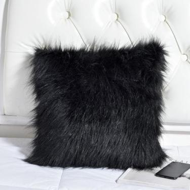 Imagem de Capa P/ Almofada Pelúcia Pelo Alto Luxo Peluda P/ Decoração - S DECOR,