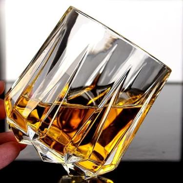 Imagem de Conjunto de copos à moda antiga de 170 a 350 ml, copos de uísque de luxo para beber bourbon, uísque escocês, coquetéis, conhaque, presentes exclusivos para homens (6)