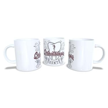 Imagem de Canecas de Porcelana Branca Personalizadas Profissões 3 (Odontologia10)