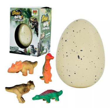 Imagem de Brinquedo Dino Ovo Surpresa Cresce Na Água 11cm Dm Toys