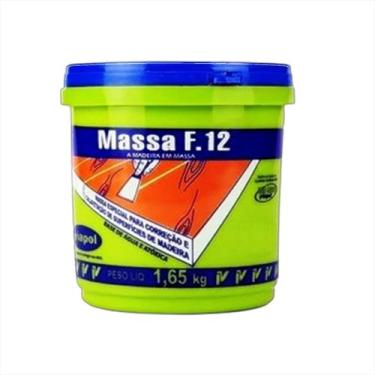 Imagem de Massa Calafetar F12 Reparar Correção Madeira Viapol 1,65kg Ipê
