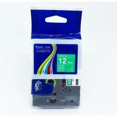 Imagem de Fita Tze Tz Tzc Compatível P/ Rotulador Brother 12mm Cores - Label Tap