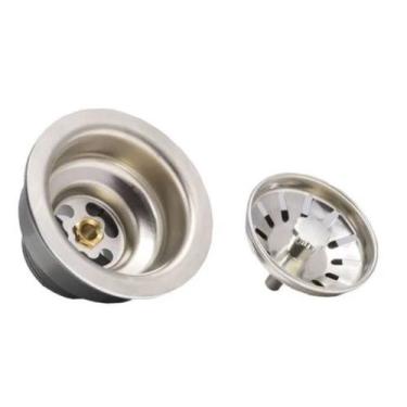 Imagem de Válvula De Inox 3 1/2  Pino De Metal Para Cubas e Pias - Ghelplus