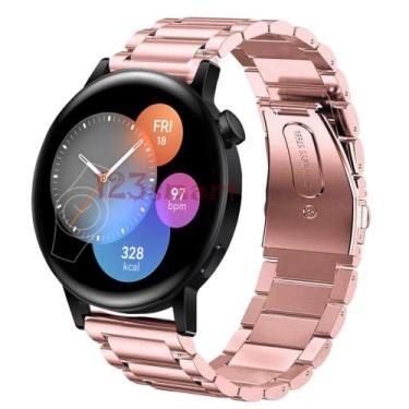 Imagem de Pulseira de Aço Inoxidável para GT3 42mm GT3 46mm - 123Smart, Pink ros