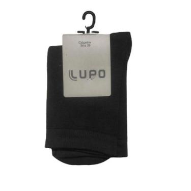 Imagem de Meia Cano Alto Colors Lupo Basic  (04575-004) -  1 Par, Chumbo