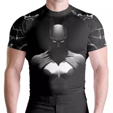 Imagem de Rash Guard Batman Mc Atlética Esportes, Preto, M