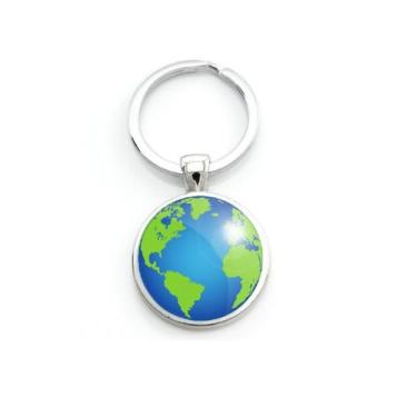 Imagem de Chaveiro Planeta Terra Mundo Esférico - recantoastralsite