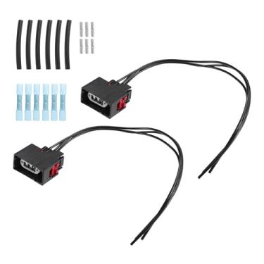 Imagem de Hihaha Conector de luz de seta de carro Chicote de plugue para Jeep Wrangler JK 2007-2018 / dianteiro/plástico durável / 2 conjuntos