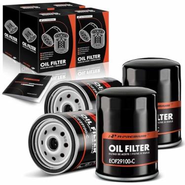 Imagem de A-Premium Filtro de óleo giratório de proteção de 4 unidades 10K Miles compatível com Chevy Silverado 2500 HD/2500 HD Classic/3500/3500 Classic/3500 HD e GMC Sierra 2500 HD/2500 HD Classic/3500/3500