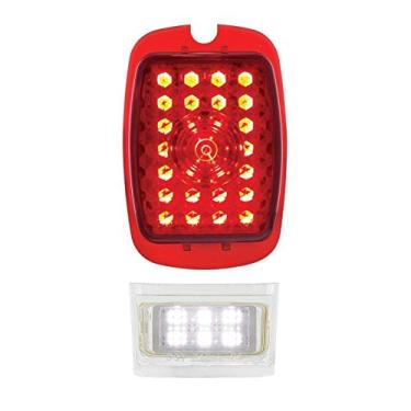 Imagem de United Pacific Lente de luz traseira sequencial de 27 LEDs para carro Chevy 1937-38 e caminhão Chevy 1940-53 - L/H