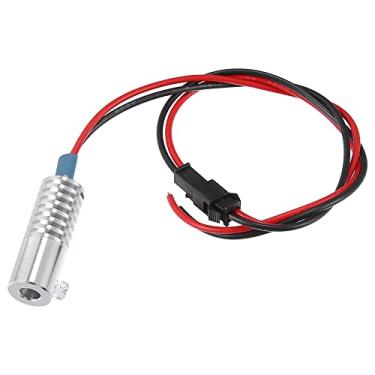 Imagem de ACROPIX Iluminador de fonte de luz de alumínio LED de 6 mm 0,6 cm 12V 2W para carro DIY azul - Pacote com 1