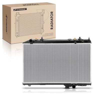 Imagem de A-Premium Radiador de arrefecimento do motor com radiador de óleo de transmissão compatível com Toyota Supra 1986-1992 L6 3.0L, transmissão automática, substituição # 8010169, 1640042100