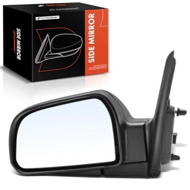 Imagem de A-Premium Espelho retrovisor externo externo preto dobrável manual aquecido para porta elétrica - compatível com Hyundai Tucson 2005 2006 2007 2008 2009