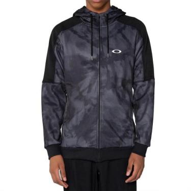 Imagem de Moletom Oakley Aberto Tie Dye Printed SM25 Blackout, G, Preto