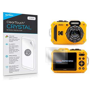 Imagem de BoxWave Protetor de tela compatível com Kodak PixPro WPZ2 (protetor de tela da BoxWave) - ClearTouch Crystal (embalagem com 2), película de filme HD - proteção contra arranhões para Kodak PixPro WPZ2