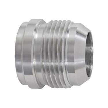 Imagem de ICT Billet Alumínio -16AN Weld On Bung Male Hose End Nipple Weldable 16 AN Flare, Conector Fluido Projetado e Fabricado nos EUA Bare AN970-16A