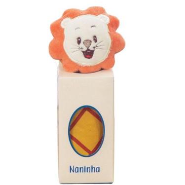 Imagem de Naninha para Bebê Leãozinho Laranja - Miguel Baby